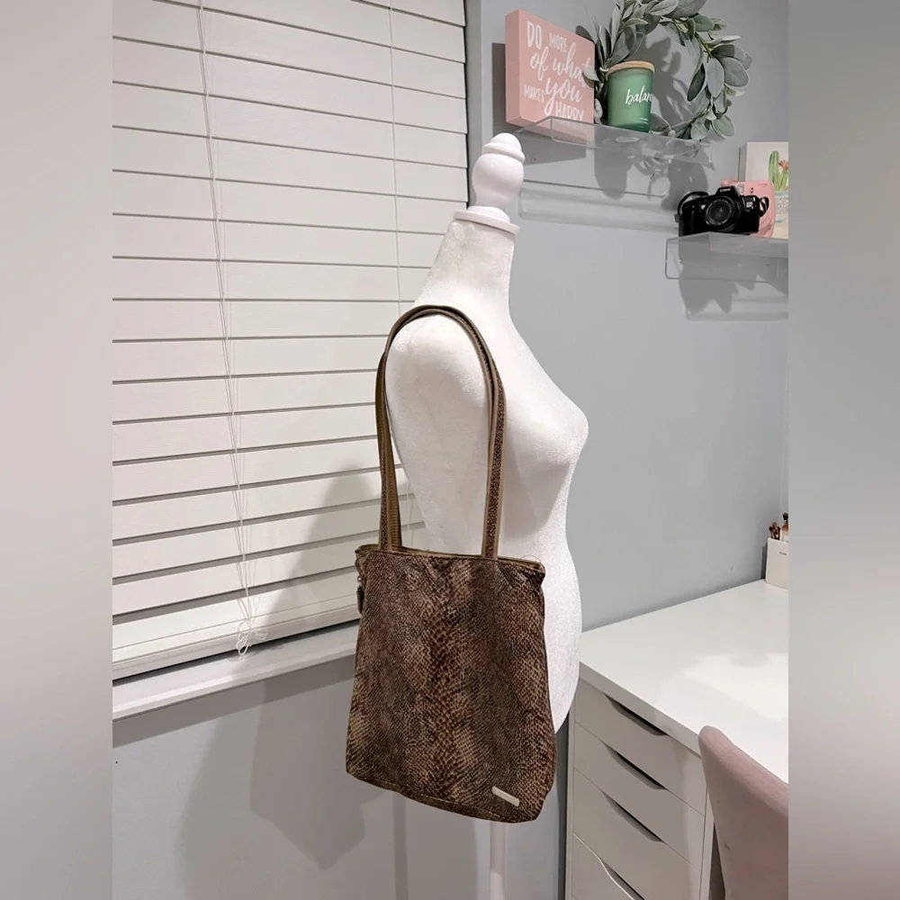 Nine West‎ Vintage Y2K Animal Print Tote with Small Wallet